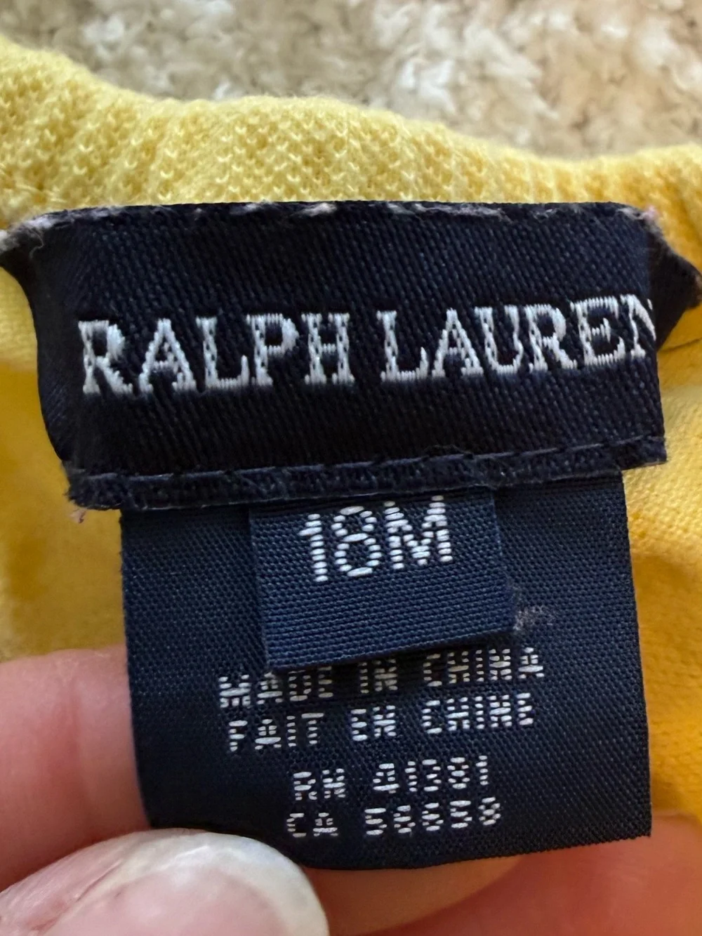 Ralph Lauren Yellow Ruffle Polo Dress with Bloomers